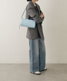 russet ソフトレザーロールショルダーバッグ(CE-1661)