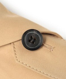 BEIGE， VESZELYITE / ラップショートトレンチコート