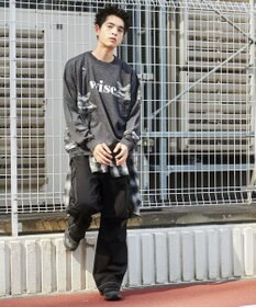 WEGO 【ユニセックス着用ITEM】ダメージジャガードニットプルオーバー