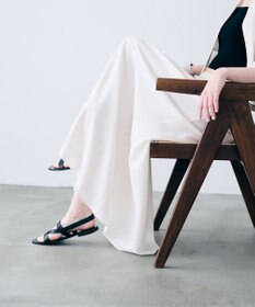 uncrave ドライタッチトロ フレアスカート