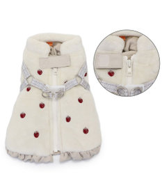 PET PARADISE ペットパラダイス 苺刺繍 アウターハーネス 小型犬