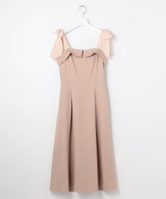 Feroux シアーリボンショルダー ジャンパースカート