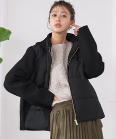 Tiaclasse ファイバーダウン×ダンボール異素材ショートコート