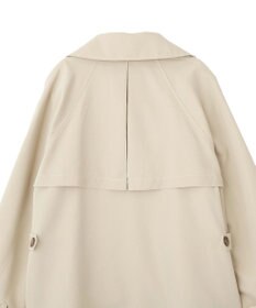 earth music&ecology 2WAYフードショートフレアトレンチ