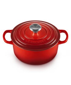 YAMATO テーブル＆キッチン 【ル・クルーゼ】シグニチャー ココット・ロンド 18cm  チェリーレッド