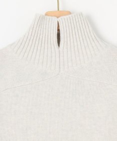 組曲 L ウールカシミヤミックス ロールネック ニット