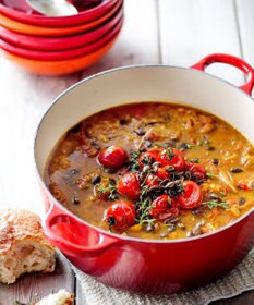 YAMATO テーブル＆キッチン 【ル・クルーゼ】シグニチャー ココット・ロンド 18cm  チェリーレッド