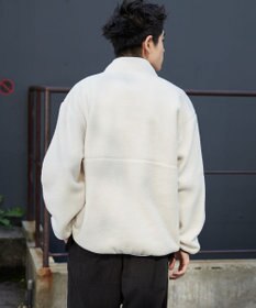 WEGO 【ユニセックス着用】フリース　ハーフZIPプルオーバー