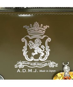 A.D.M.J. 【ミニ財布 / クリスタル×牛革】カルヴィ/ザ・ビー スモールウォレット