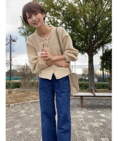 Green Parks クルーネックカーディガン