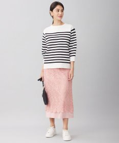 自由区 【WEB限定カラーあり・洗える】ドライコットンハイゲージプルオーバー ニット