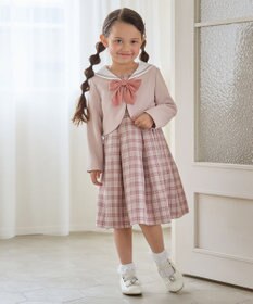 ANY KIDS 【2点セット】セーラージャケット+チェックワンピース