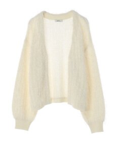 earth music&ecology ふさふさショートカーディガン