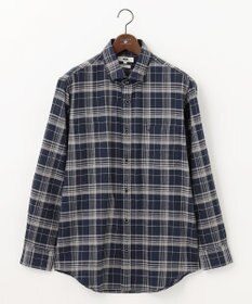 JOSEPH ABBOUD 【キングサイズ・オーガニックコットン】ビッグチェック フランネルシャツ