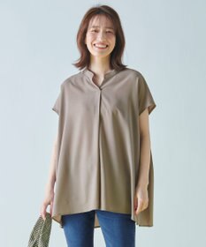 ANY 【洗濯機可】バックプリーツブラウス