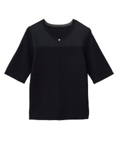 earth music&ecology シアーヨークニットプルオーバー