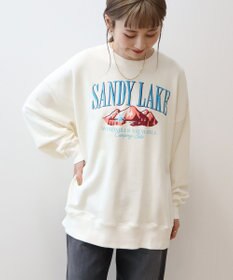 AMERICAN HOLIC 刺繍裏毛プルオーバー