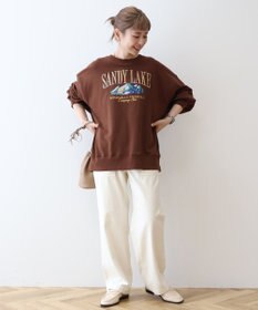 AMERICAN HOLIC 刺繍裏毛プルオーバー