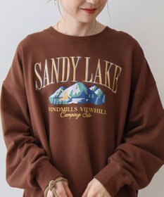 AMERICAN HOLIC 刺繍裏毛プルオーバー