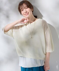 ANY ティアドロップ２連ネックレス