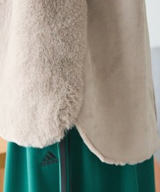 CRAFT STANDARD BOUTIQUE エコファー×ムートンチュニックベスト