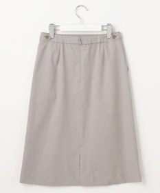 J.PRESS LADIES 【セットアップ対応・洗える・撥水・防汚】コットンFITTYシャーク スカート