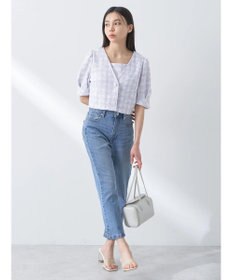 earth music&ecology ＳＥＴ２点　カットソーツィードアンサンブル