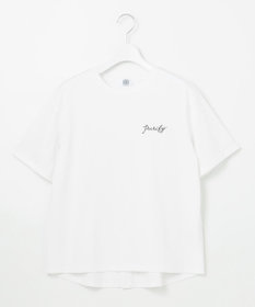 J.PRESS LADIES エンブロイダリー ロゴ Tシャツ