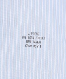J.PRESS MEN 【J.PRESS ORIGINALS】Broad Stripe Open Half Sleeve Shirt / Baggy-Fit