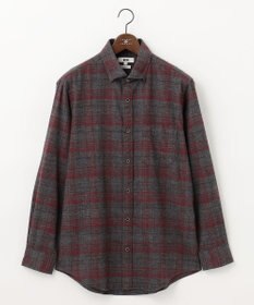 JOSEPH ABBOUD 【キングサイズ・オーガニックコットン】ビッグチェック フランネルシャツ