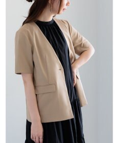 Te chichi 麻調Yカラージャケット