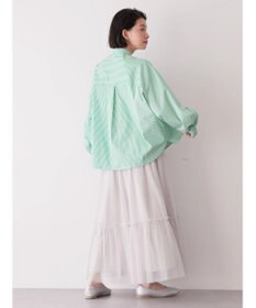 AMERICAN HOLIC イージーケア切替タックワイドシャツ