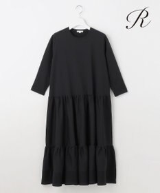23区 【R(アール)】フォルムニット ティアード ワンピース