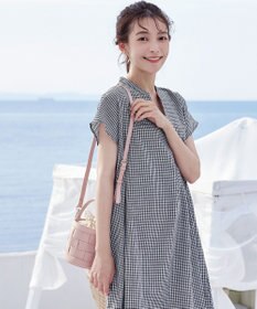 Tiaclasse  【ストラップ付き】編みこみミニバゲットバッグ