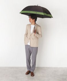 MOONBAT ポロ ラルフ ローレン (POLO RALPH LAUREN)  メンズ 長傘 雨傘 ロゴ刺繍 ボタンジャンプ ワンタッチ