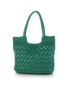 UNBILLION カシュカシュ cachecache / メタリックコード柄編みトートバッグ