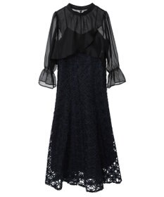 earth music&ecology SET2点シアーブラウス＋3Dレースワンピース