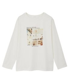 Green Parks 分割フォト長袖Ｔシャツ