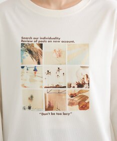 Green Parks 分割フォト長袖Ｔシャツ