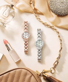 CITIZEN 【ソーラー電波】シンプルで使いやすい 小さめサイズ  秒針・日付つき  レトロクラシカルなテイスト