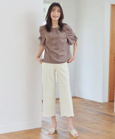 Tiaclasse 【日本製・洗える・接触冷感・吸水速乾・UVカット】サーラドライ・ワイドパンツ