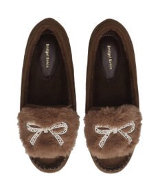 Bridget Birkin 【Bridget Birkin】キラキラリボンムートンシューズ