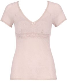 Wing カップ付きインナー 綿100％(身生地) さらっと快適 【綿100％ メッシュタイプ】 ブラトップ 3分袖 半袖 春 夏 EL6386 ウイング／ワコール