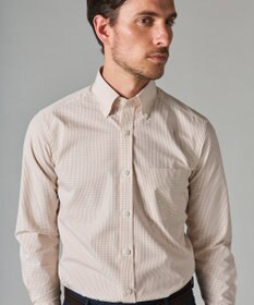 GOTAIRIKU 【形態安定】PREMIUMPLEATS_ボタンダウン 通年ドレスシャツ