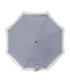 MOONBAT 【ランバン オン ブルー（LANVIN en Bleu）】晴雨兼用折りたたみ日傘　ビジューリボン