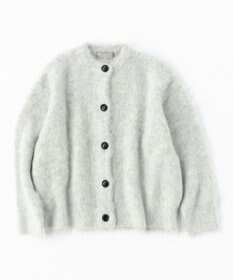 UNFILO 【洗える】アルパカシャギー カーディガン