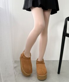 WEGO 【暖かい】フェイクタイツ裏起毛