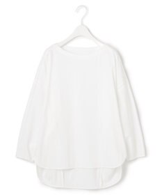 ICB 【洗える】タイプライタージャージー 8分袖ドルマンスリーブカットソー