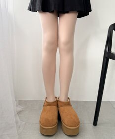 WEGO 【暖かい】フェイクタイツ裏起毛