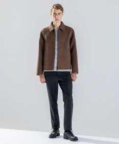 JOSEPH HOMME 【新素材】ウールキャメルリバー　ジップアップブルゾン